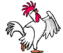 dancing rooster