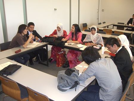 Visiting students from Universiti Teknologi Malaysia
